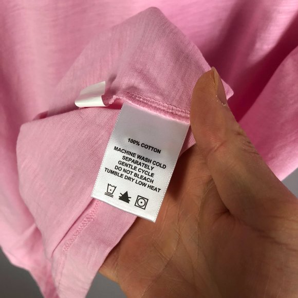 Thomas Dean Mens Short Sleeve Woven Polo Shirt in Pink Size XL - Picture 9 of 11